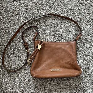 Michael Kors Lexington Pebbled Leather Crossbody Bag Brown